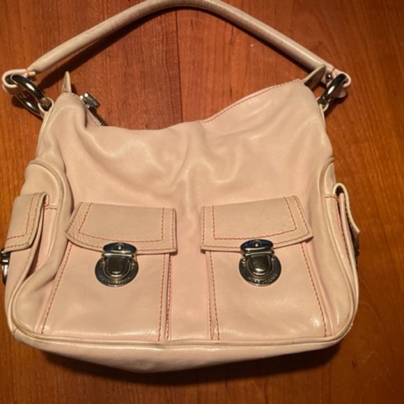 Marc Jacobs Blake Blush Pink Multi-Pocket Hobo Bag Classic Style - Picture 4 of 7